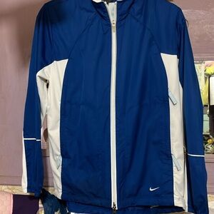 Nike Preowned royal blue/white jacket